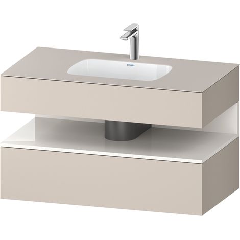 Duravit Collection One lavabo à encastrer avec meuble sous-vasque (1/2)