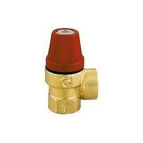 Valvola di sicurezza ordinaria certificata. Attacchi 3/4", taratura 4 bar Caleffi 311540  3/4” - 4 bar