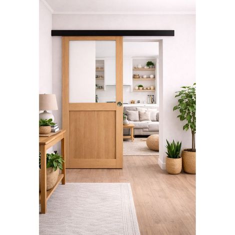 Porta scorrevole gd menuiseries atelier vetro trasparente 204x73 cm