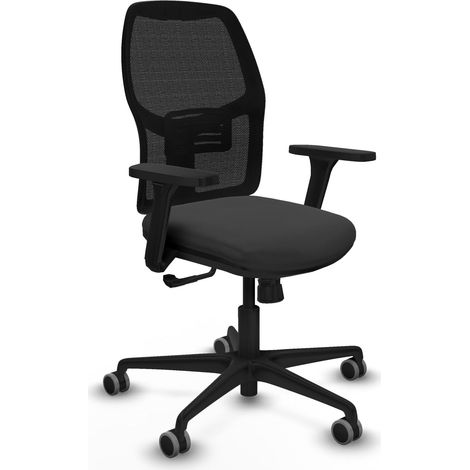 Sedia piqueras y crespo Alfera nero braccioli regolabili comfort (1/2)