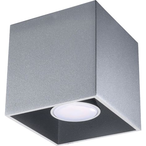 Deckenleuchte Delta 1 GU10 Grau Aluminium Lumino 00.114.24 (1/5)