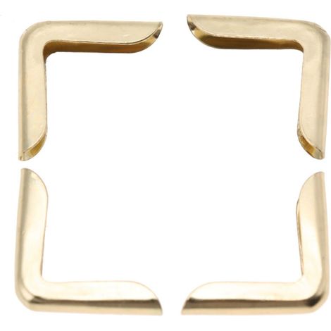 50 Protections de Coins Métallisées pour Albums Photos Vintage, Scrapbooking et Journaux (1/5)