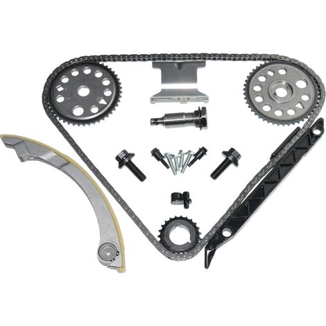 Kit de cadena de distribución, material de acero, compatible con Astra G, se adapta a varios modelos de vehículos, rendimiento mejorado, números de pieza OEM (1/5)