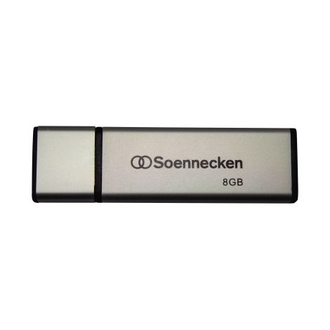 Soennecken USB-Stick 71612 2.0 8GB schwarz/silber (1/2)