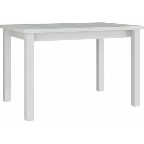 Mesa Victorville 120, Blanco, 78x80x120cm, Alargamiento, Aglomerado laminado, Madera