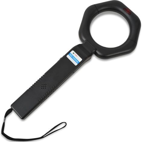 Tragbarer Metalldetektor Schwarz (1/5)