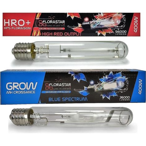Pack ampoules 400W MH + HPS FLORASTAR