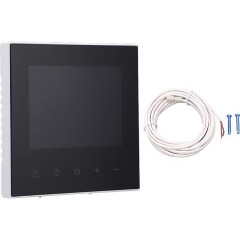 Thermostat Intelligent 86 Wifi Contrôle Vocal APP Écran Tactile avec Sonde Externe 100‑240V (1/5)