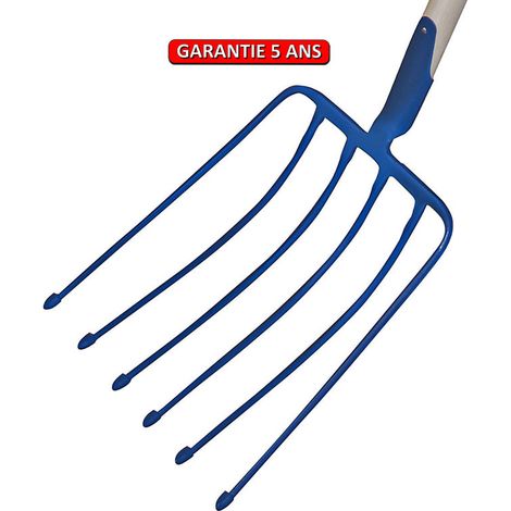 OUTILS PERRIN Fourche a douille a betteraves 6 dentes - sans manche (1/2)