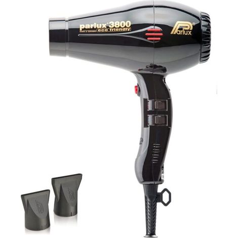 Asciugacapelli Parlux 3800 Ion Ceramic 2100W Nero