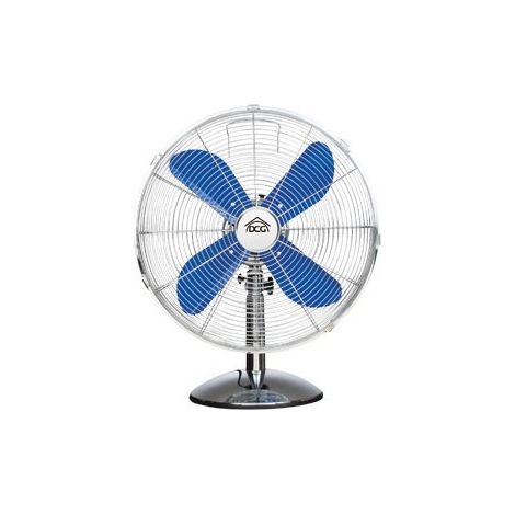 DCG Eltronic VE1616 AZ Ventilator Blau, Chrom