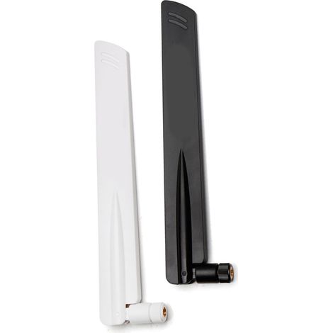 Packung mit 2 schwarzen Hochleistungs-5G-Antennen, schnelle Verbindung und stabile Übertragung, externe Vollbandantennen für 5G-Router und Gateways (1/5)