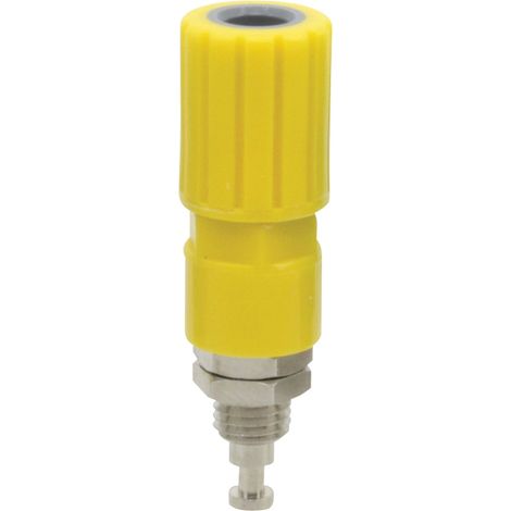 DONAU ELEKTRONIK borne à pince, 4 mm, jaune, 3253