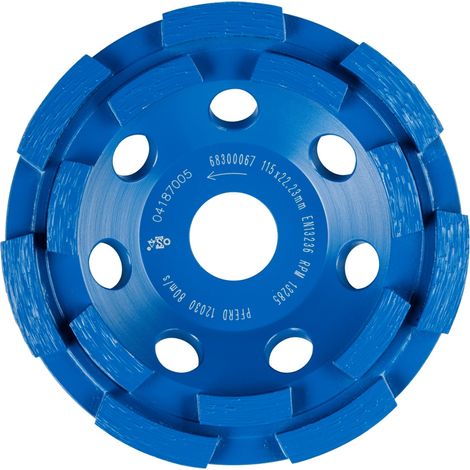 PFERD Diamant-Teller DCW 2R PSF 115x6x22,23 mm zum egalisieren von Beton und Estrich (1/3)
