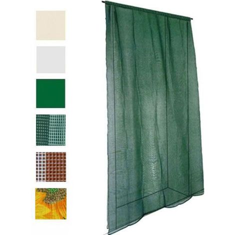 Xtra Zanzariera a Tenda per Porte 150x250 cm rete poliestere con piombino colore Bianco