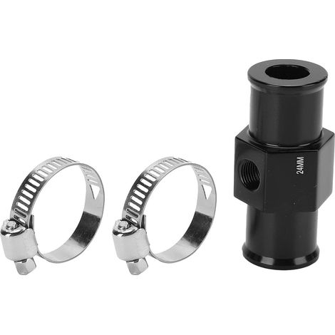 Joint de Température D'eau, Adaptateur de Température D'eau Capteur de Jauge de Température D'eau Connecteur à 3 Voies Modification de la Moto (B (24mm)) (1/5)