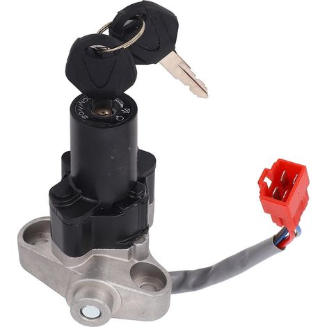 Ignition switch with 2 buttons, Reliable performance for XVS400 XVS400C, Stable and smooth operation for motorcyclists