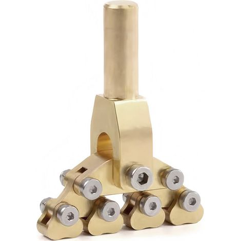 Outil d'installation de presse à frettes de guitare, conception auto-ajustable, compatible avec tous les rayons de touche, accessoire pour instruments en laiton et acier