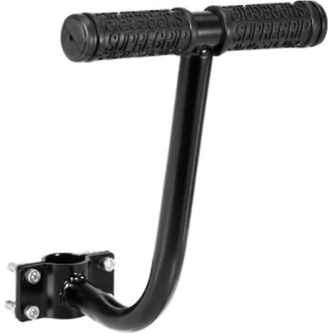 Accessoires et pièces pour vélo : selle arrière de vélo, siège enfant avec dossier, poignées, accoudoirs, repose-pieds, pédales, poignées de guidon. (1/5)