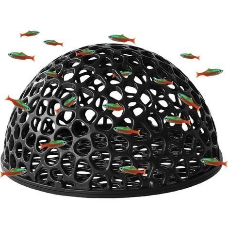 Cachette pour Crevettes Grotte De Reproduction pour Crevettes et Petits Poissons - Abri Creux Lieu de Repos pour Poissons Ornementaux Aquarium Eau Douce Eau Salée Maison Salon (1/5)