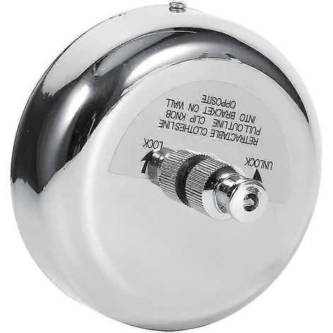 Étendoir à linge rétractable en acier inoxydable 304 avec corde réglable (1/5)