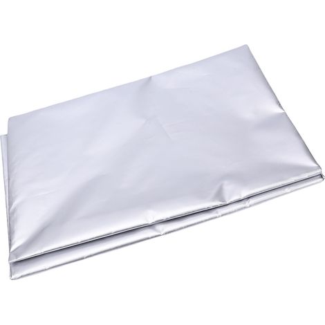 Rideau occultant 1,45 x 2 m, toile d'ombrage extérieure imperméable et coupe-vent pour fenêtres, tentes et portes de garage (1/5)