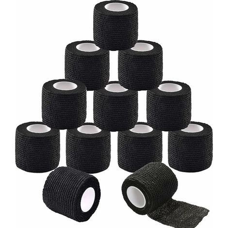 Bande adhésive autocollante cohésive rouleaux cm x m élastique imperméable pour Ma 12 5 4 (1/5)