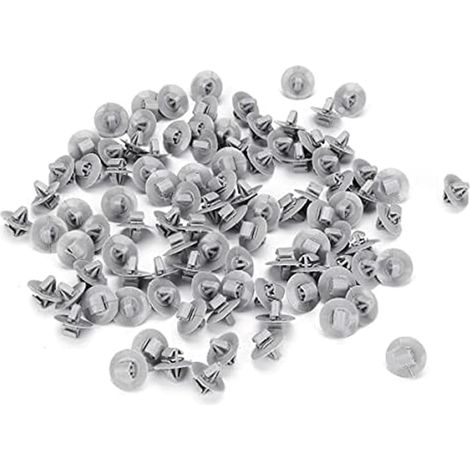 100Pcs Porte Garniture De Voiture De Fixation Clip d'attache Pare-Chocs Panneau De Fixation compatible avec Renau-lt trafic Master Kangoo Ive-co Daily Niss-an Primastar Op-el Vivaro (1/4)