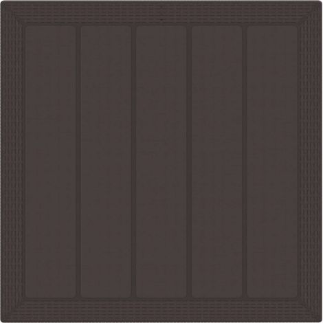 Maison Exclusive - Set da Pranzo per Giardino 3 pcs Marrone Polipropilene