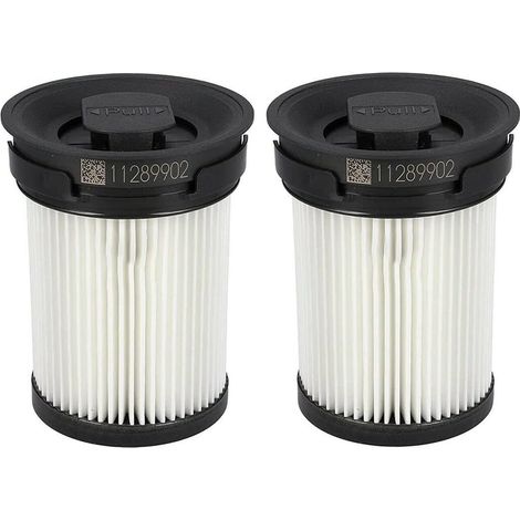 Lot de 2 filtres à poussière fine pour aspirateur Miele TriFlex HX1 FSF (1/5)