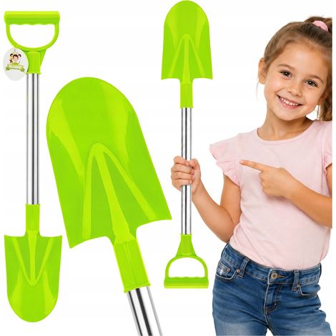 Paletta da sabbia per bambini, ideale per giardino e spiaggia, grande, in metallo massiccio, 50 cm (1/5)