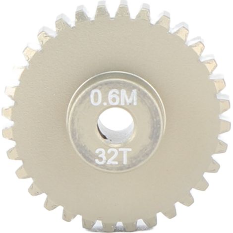 Jeu de pignons 0,6M en aluminium, trou de 3,175mm, 32 dents, pour essieux moteur de crawlers SCX10 TRX4 1/8 1/10 (1/5)