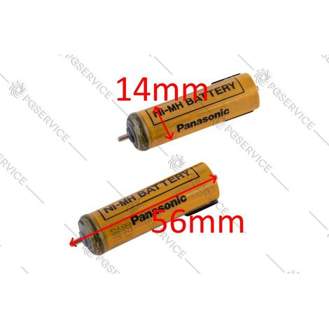Panasonic 2x batterie 1.2V Ni-MH rasoio ERGY10 ES2044 ES2050 ES2054 ES2058 (1/2)