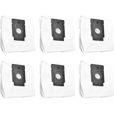 6PCS Sac à poussière pour Beko VRR80214VB/VRR94314VB Grundig VCR 7130/7230 EZVIZ RC3/RE4 /RE5/RE4C/RE5S Plus Aspirateur pièce détachée