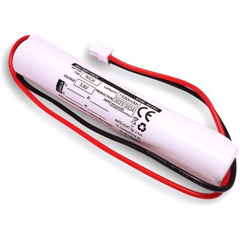 Pacco batteria NiCd 3,6V 1500mAh HT AURA - L129 x Ø23 - 40157