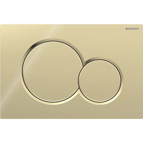Plaque de commande WC compatible Geberit Sigma01 – Finition chrome brillant – Dimensions 247 x 165 mm – Système double touche 3/6L - Sigma01GEBERIT (1/3)