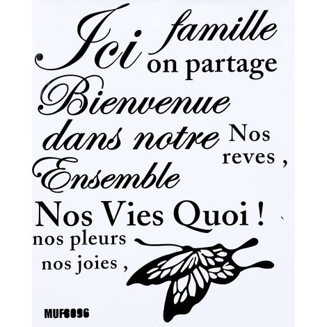 Stickers muraux papillons espagnols, proverbes, autocollants muraux pour salon et chambre, décoration murale, stickers personnalisés (1/5)