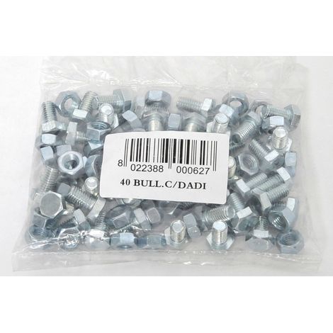 Kit de tornillos y tuercas M8 para montaje de estanterías Kapp, 40 unidades de cada uno (1/2)