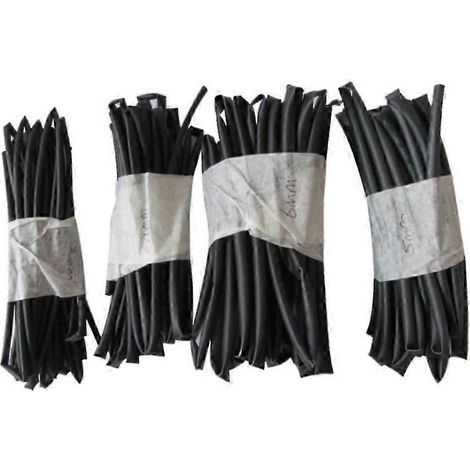 Lot de 4 gaines thermorétractables en polyoléfine pour projets électriques DIY, diamètres de 3 mm à 6 mm (1/4)