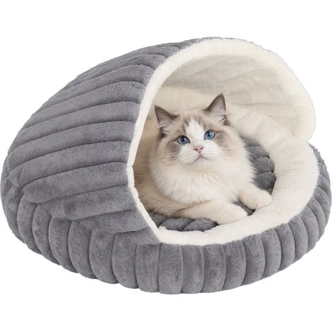 PawHut Cat Bed for Indoor Kittens, Cat Cave House with Non-Slip Bottom (1/5)
