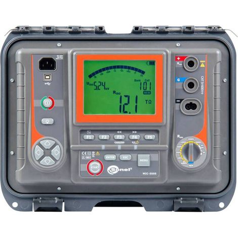 [GEBRAUCHT] B-Ware Sonel Isolationsmessgerät Prüfgerät Isolation MIC5005 digital LCD schwarz (1/2)