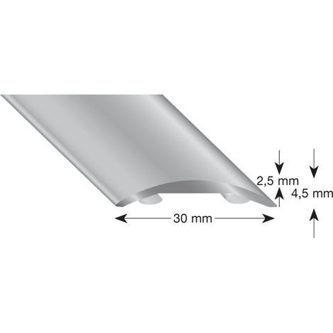 KÜGELE Hohlflachprofil Alu silber eloxiert, selbstklebend, 30/1000 mm