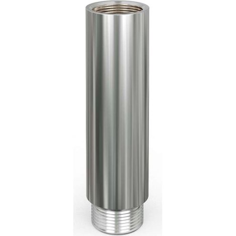 Radiator Valve Tail Extension 75mm 1/2" MxF - Chrome (1/2)
