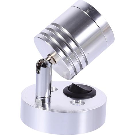 Lámpara LED Ajustable de Aluminio 12v para Yate y Rv Luz de Succión de 180° para Iluminación Interior y Exterior Accesorio de Luz Resistente para Barco y Autocaravana (1/5)