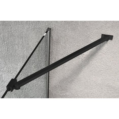 Barre de support d'angle VARIO 650mm, noir