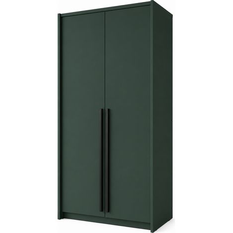 Armadio Guardaroba, Verde Bottiglia, 105 x 217,2 x 65 cm (1/5)