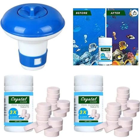 Kit De Limpiador Flotante Para Piscinas Con Cinturn
