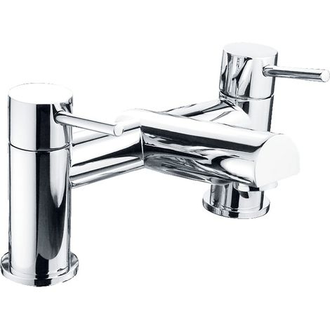 Polished Chrome Round Lever Bath Filler Tap