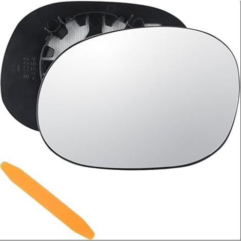 Miroir Retroviseur Exterieur Gauche Compatible avec C2 C3 Pluriel Xsara Picasso et pour 206 1007,Verre de Remplacement Chauffant avec Outil (1/5)