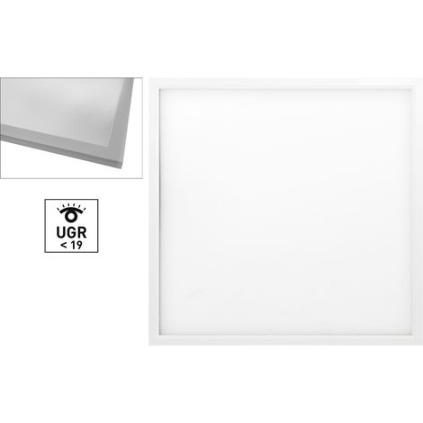 Panneau LED Alcapower 600x600mm 40W 4000lm 4000K UGR19 Lumière Naturelle Driver Inclus Idéal Bureaux Professionnels Dimensions 595x595x10mm SEO